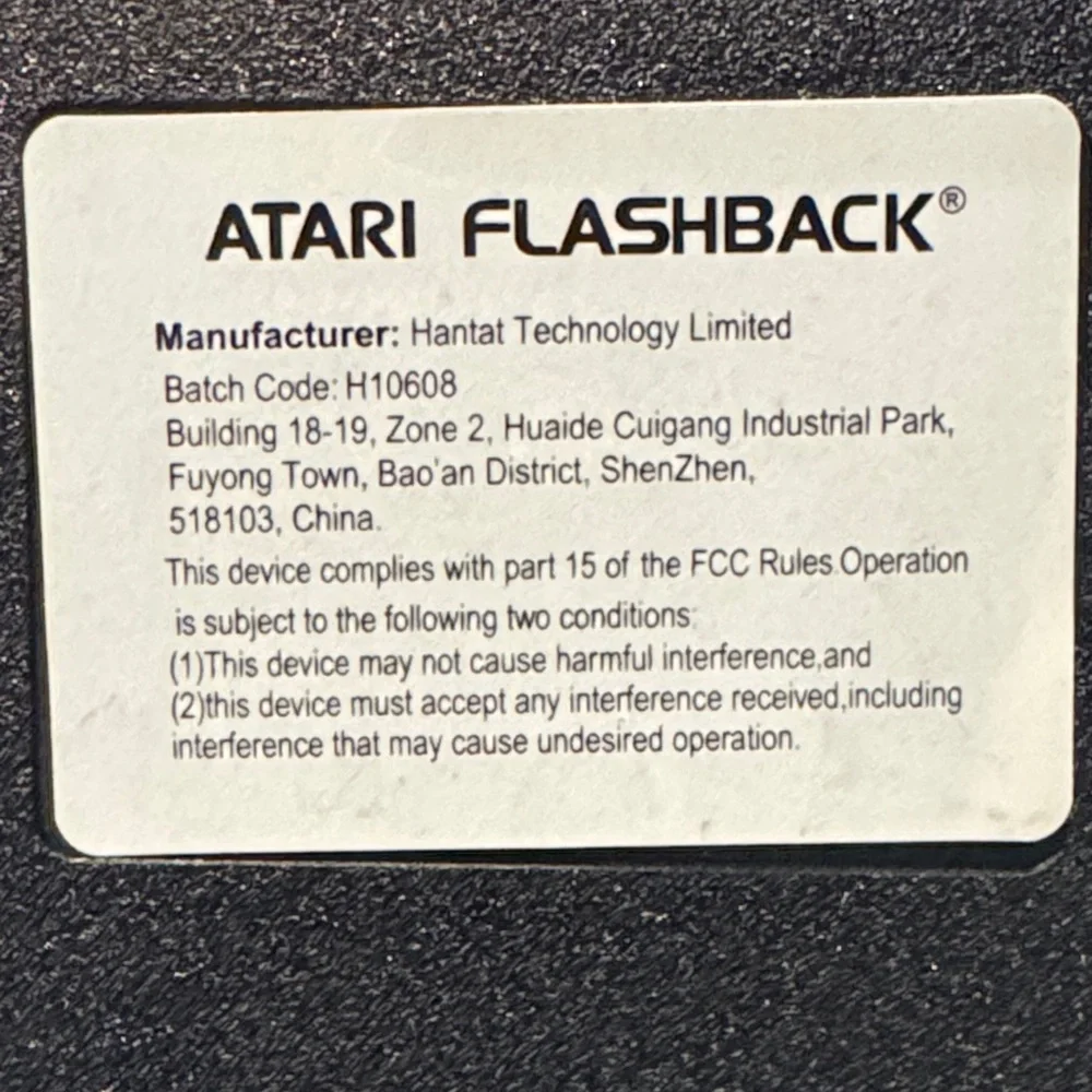 Atari Flashback Console with Black Joysticks